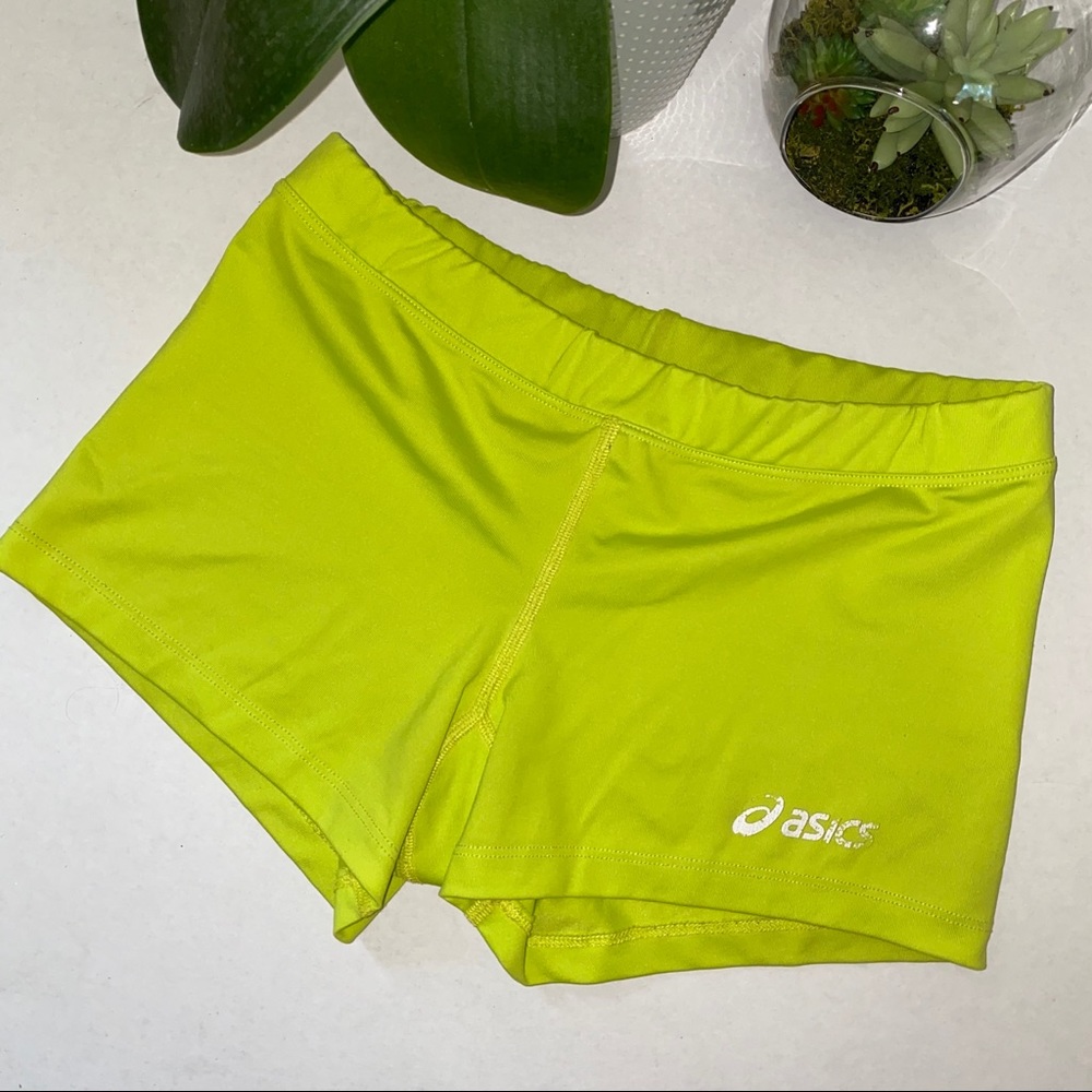 ASICS Spandex Shorts Women’s Lime Green Size S
